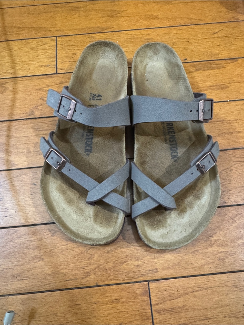 Birkenstock Casual Double-Strap Sandals in Gray